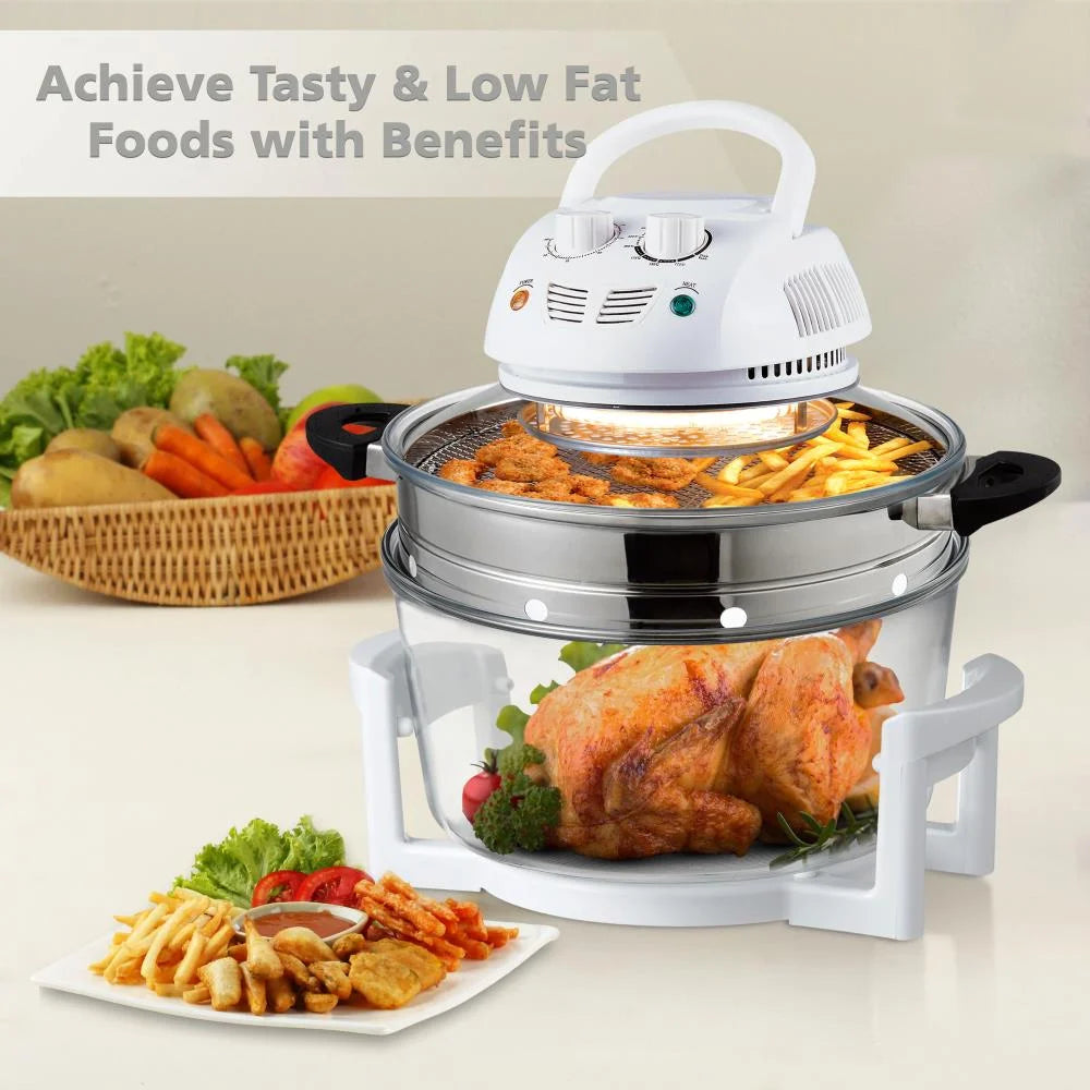 Nutrichef Halogen Oven Air Fryer Infrared Convection Cooker W10323