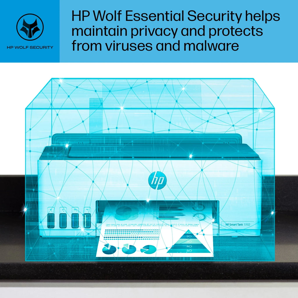 HP Smart Tank 5102 Wireless All-in-One Color Inkjet Printer S79117