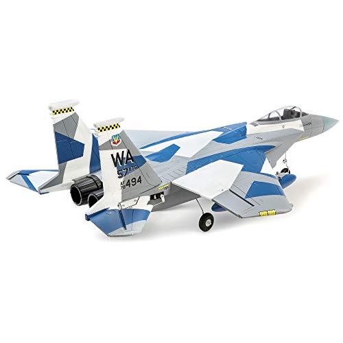 E-flite RC Airplane F-15 64mm BNF Basic with AS3X and Safe Select J73516