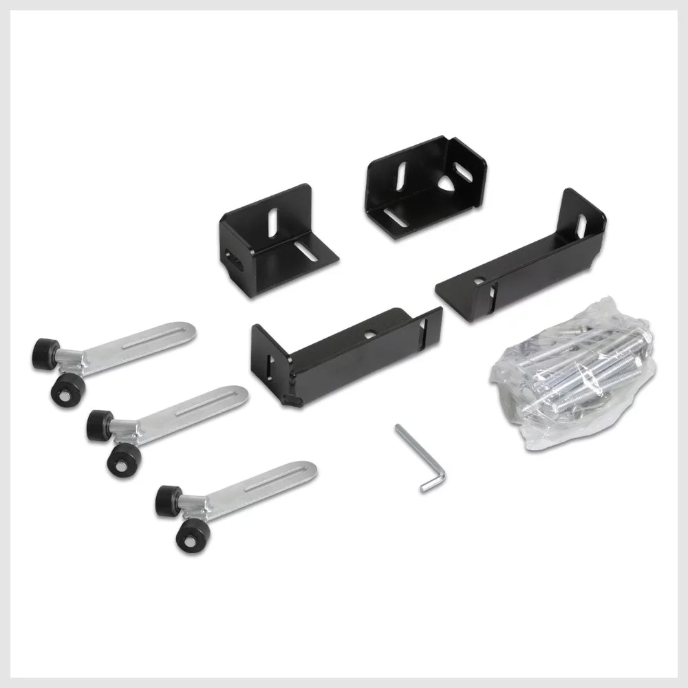 BULLY Black 3" Adjustable Side Step Nerf Bar for Chevy/GMC 99-11, Dodge Ram 02-09 W858
