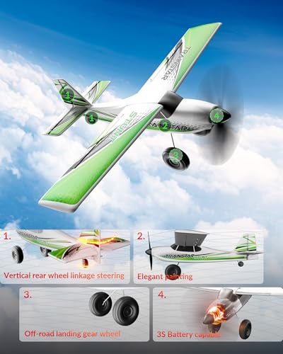 VOLANTEXRC RC Plane Trainer Sport Cub 4CH Remote Control Airplane RTF for Beginners U4716