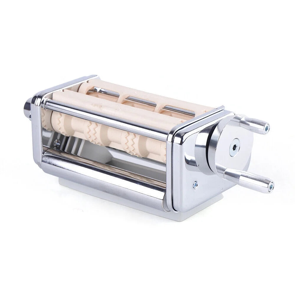 Pasta & Ravioli Maker Attachment for Stand Mixers, Silver Q4815