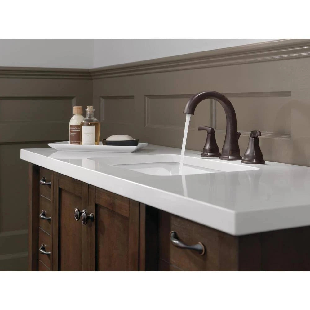 Delta Portwood 8 in. Widespread 2-Handle Bathroom Faucet in Venetian Bronze R845