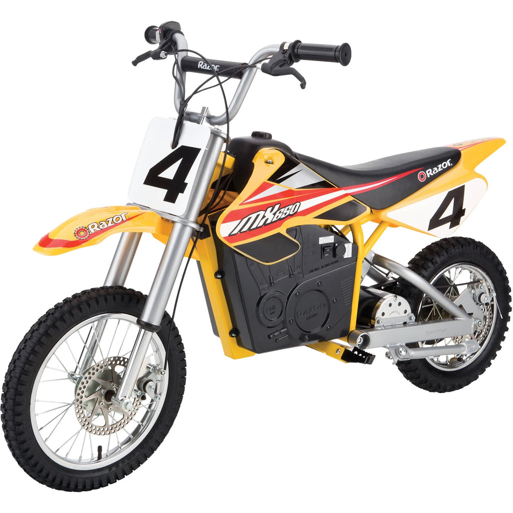 Razor Dirt Rocket MX650 - 36V Electric-Powered Dirt Bike, Ride-On for Teens & Adults