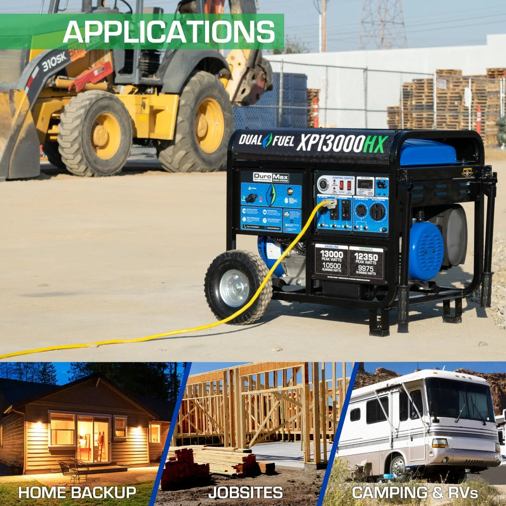 DuroMax XP13000HX 13,000 Watt Portable Dual Fuel Generator R53533