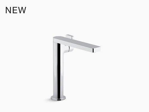 Kohler K-73168-4-TT Composed Tall Single Bathroom Sink Faucet, Titanium C5682