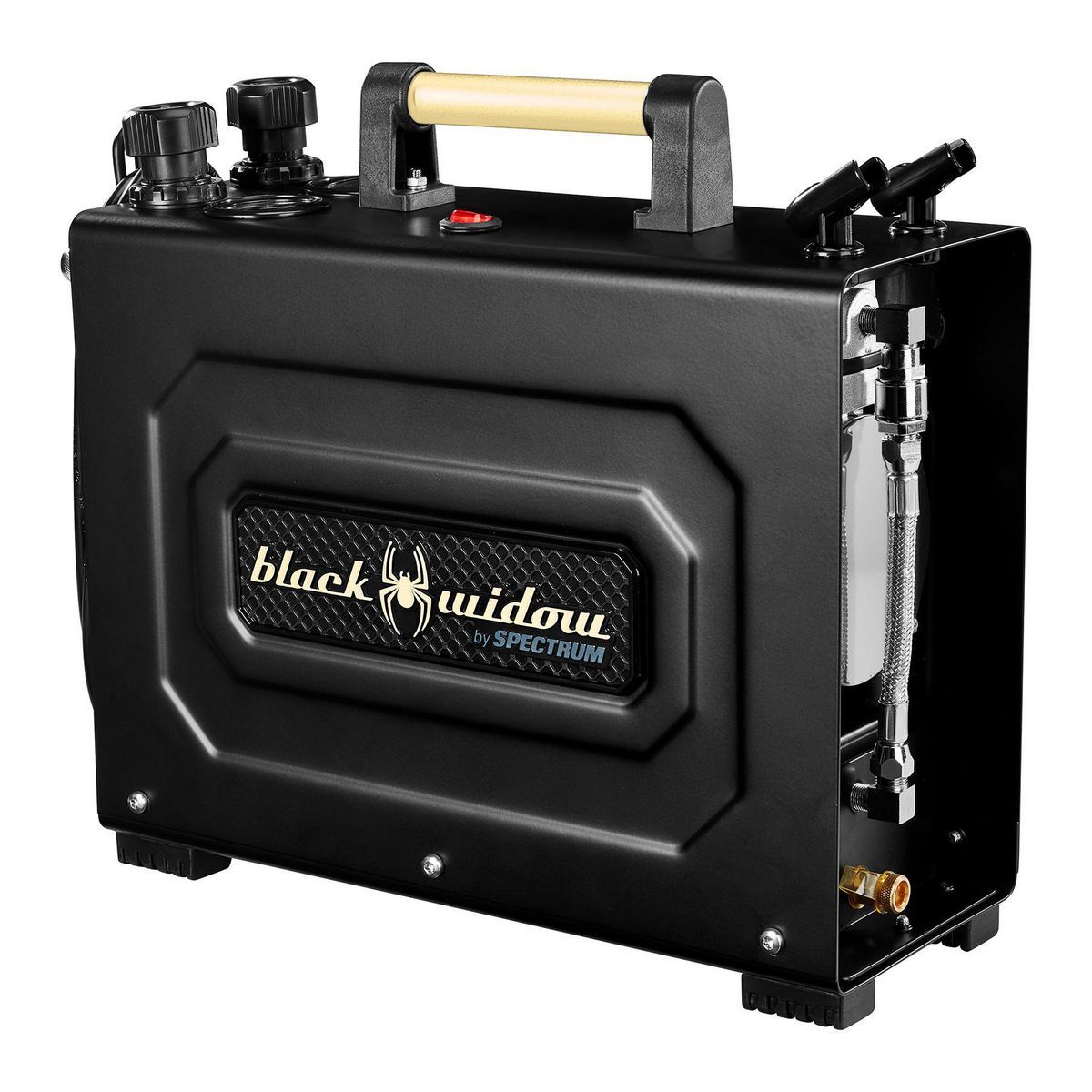 BLACK WIDOW BY SPECTRUM Professional Airbrush Compressor Kit T28226