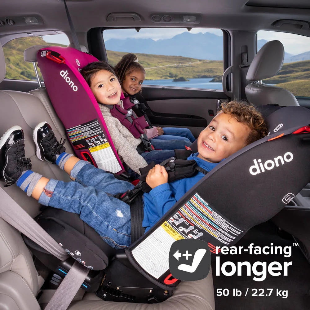 Diono Radian 3R All-in-One Convertible Car Seat, Black Jet J225