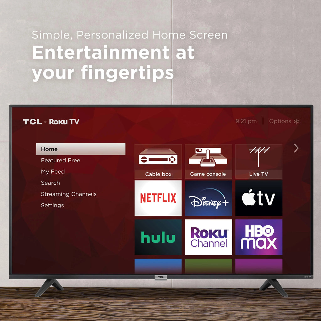 TCL 43" 4-Series 4K UHD HDR Roku Smart TV W9791