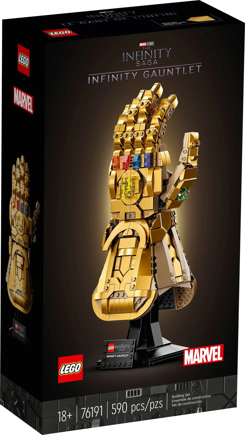 LEGO Marvel Infinity Gauntlet Set 76191 Thanos Glove Building Kit Q407531