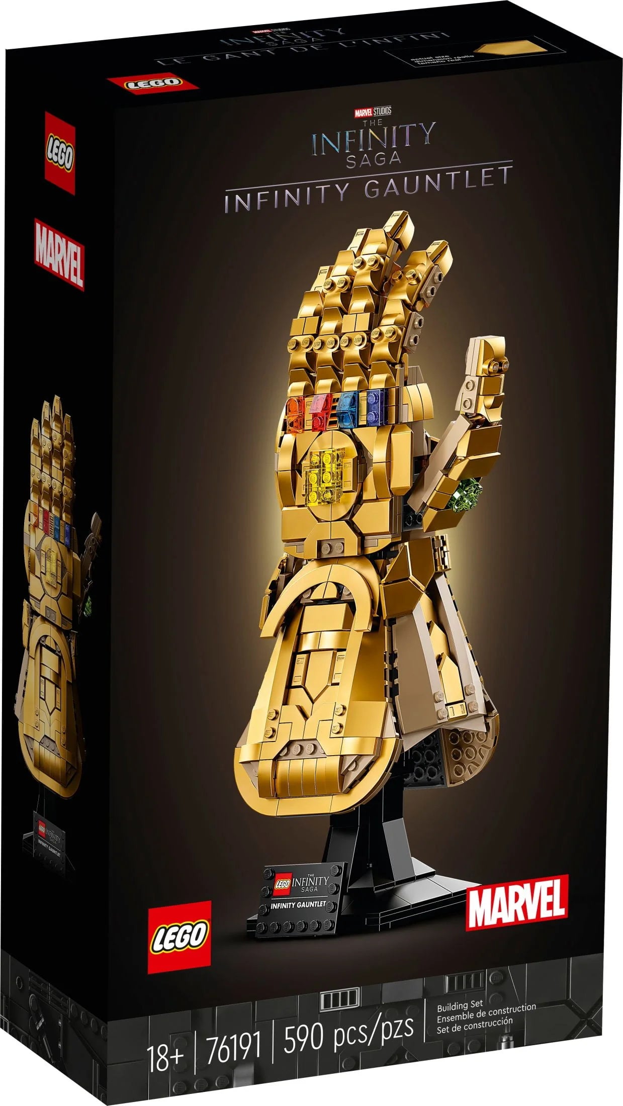 LEGO Marvel Infinity Gauntlet Set 76191 Thanos Glove Building Kit Q407531