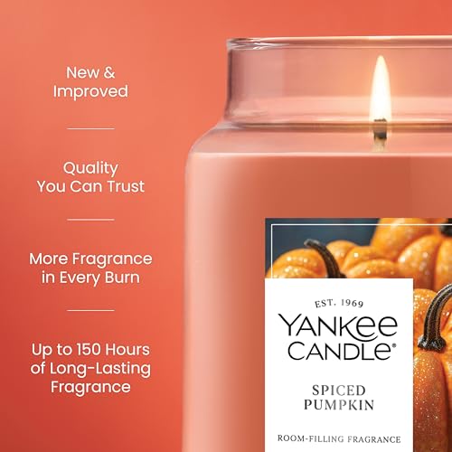 Yankee Candle Sugared Cinnamon Apple Scented Candle, 22oz Large Jar V569036