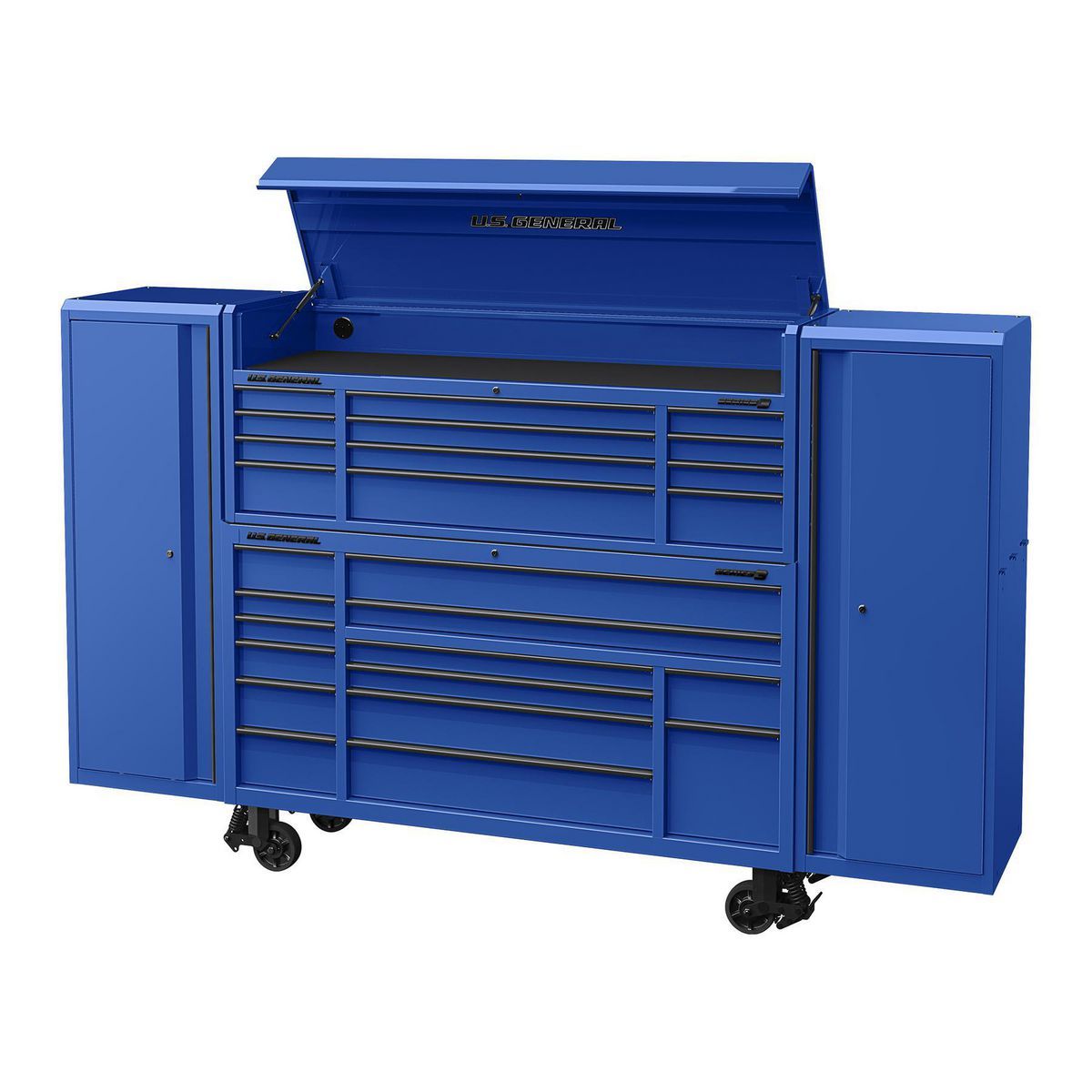 U.S. General 22 in. End Locker, Series 3, Blue Y30292