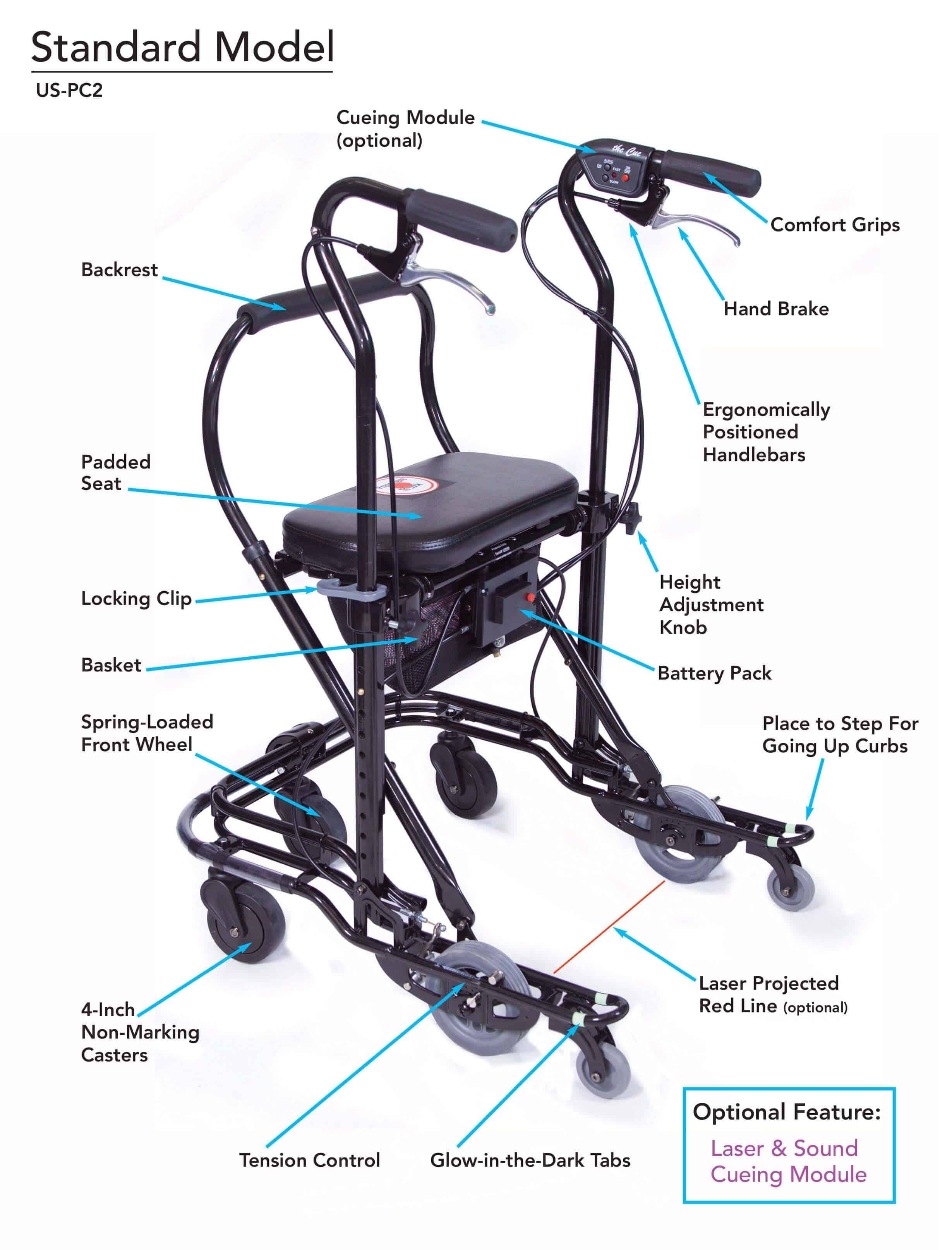 U-Step Walking Stabilizer Walker Tall X350