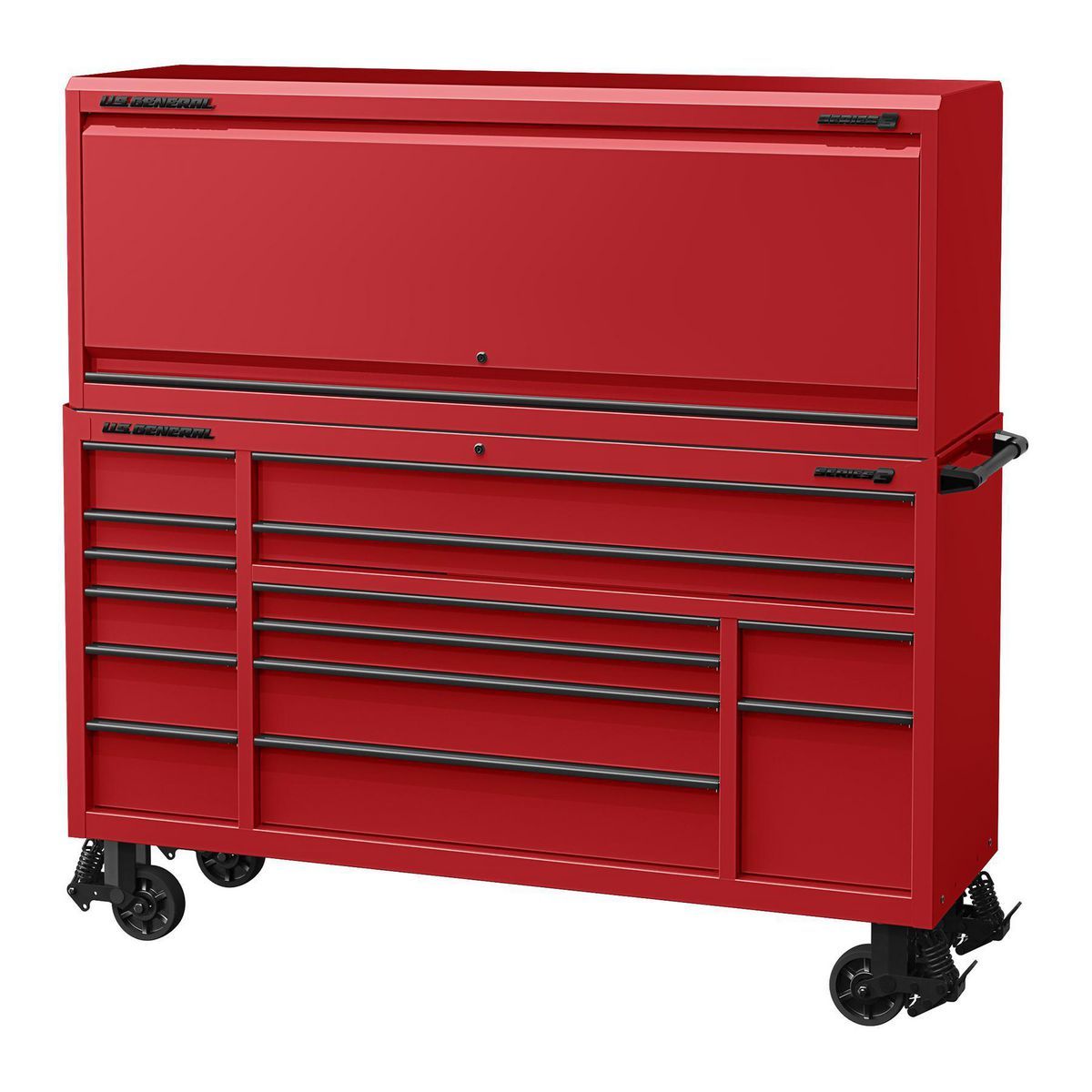U.S. General 72 in. Triple-Bank Roll Cab, Series 3, Slate Gray V981709