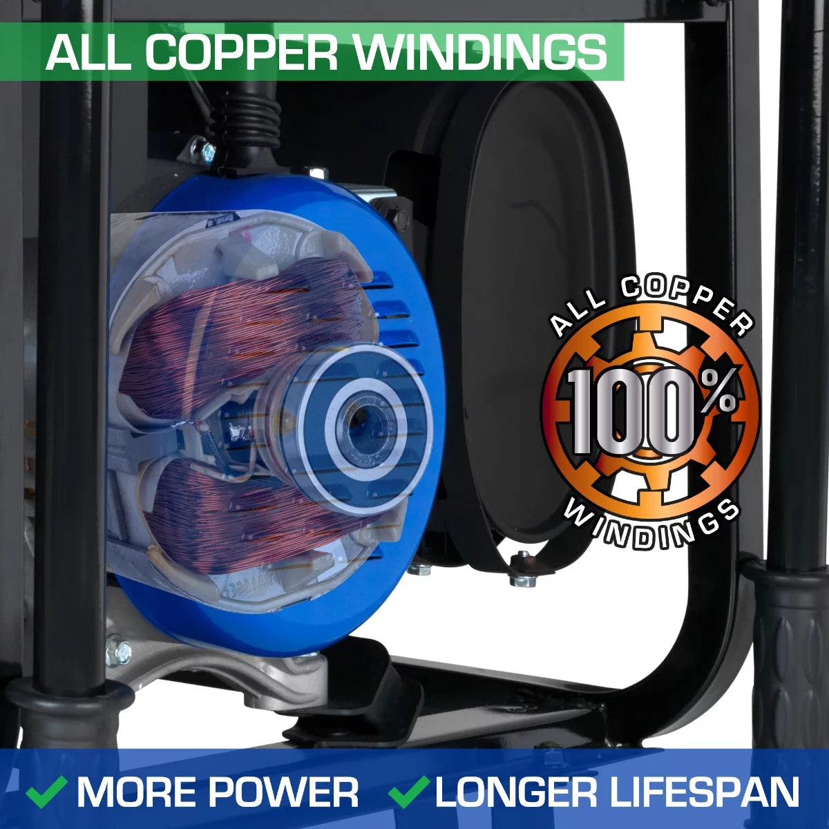 DuroMax-XP12000HX Dual Fuel Portable Generator 12000 Watt Y9393