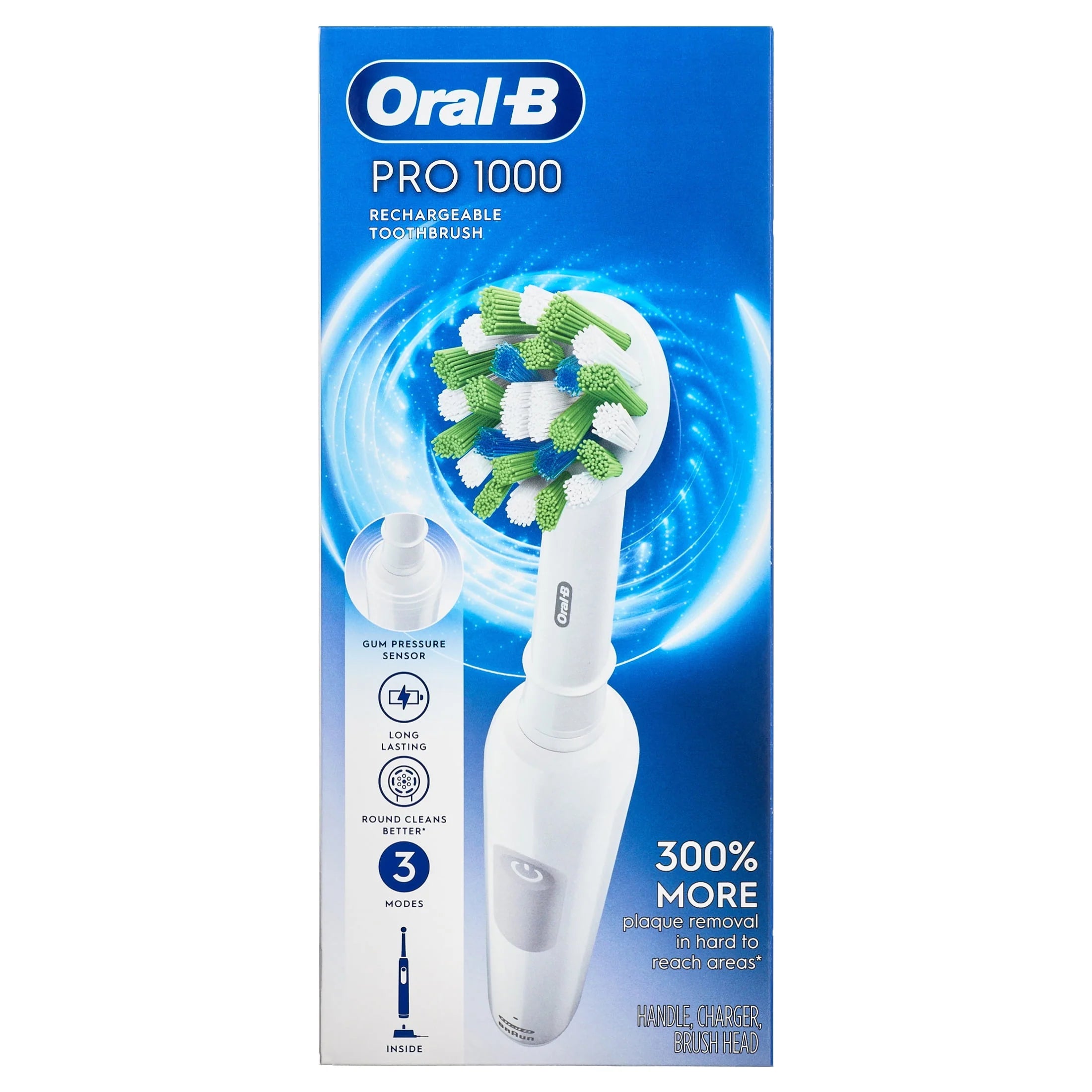 Oral-B Pro 1000 Rechargeable Electric Toothbrush, White W32778