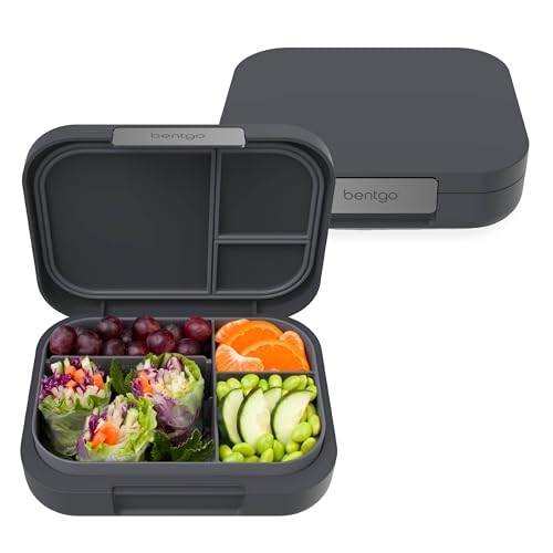 Bentgo Modern Adult & Teen Bento Lunch Box, Leak-Resistant, BPA-Free, Dark Gray G5523