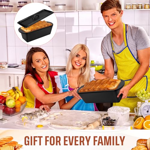 Cast Iron Bread Loaf Pan with Lid, 13 x 5 x 4 Inches, Dual Handles Y218