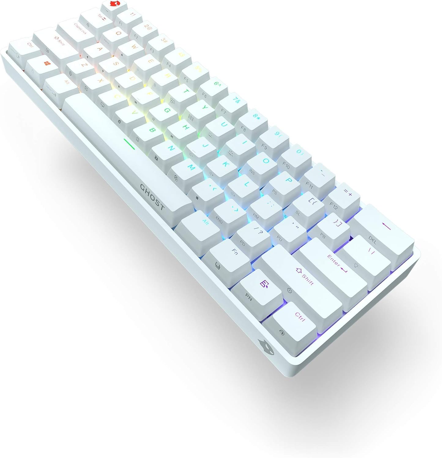 Ghost A1 Aluminum Wireless Keyboard White Cherry MX Brown O8738