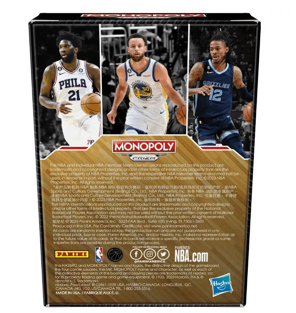 Monopoly Prizm 2022-23 NBA Cards Booster Box O6032