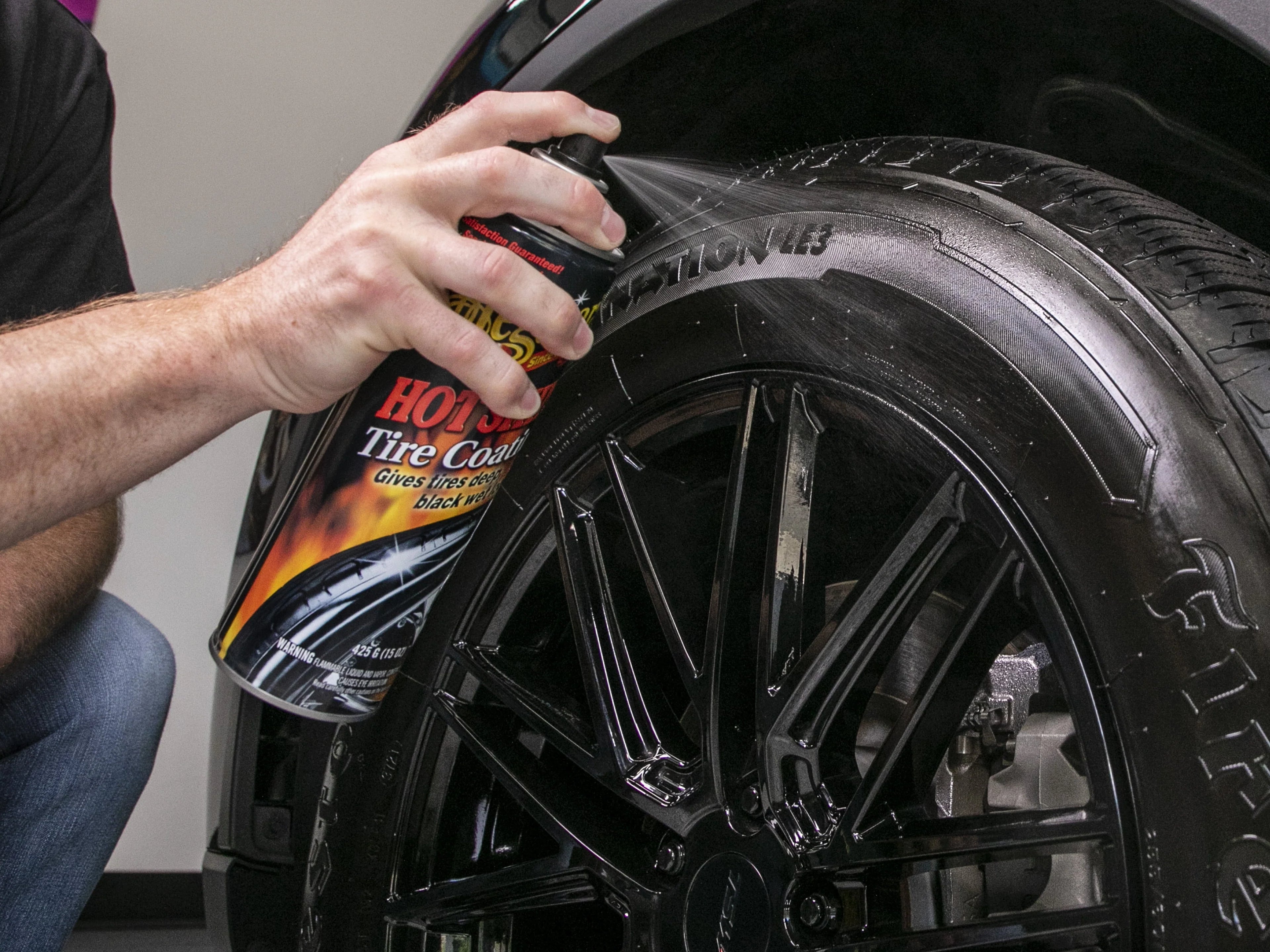 Meguiar's Hot Shine High Gloss Tire Coating, 15 oz Aerosol Y8354
