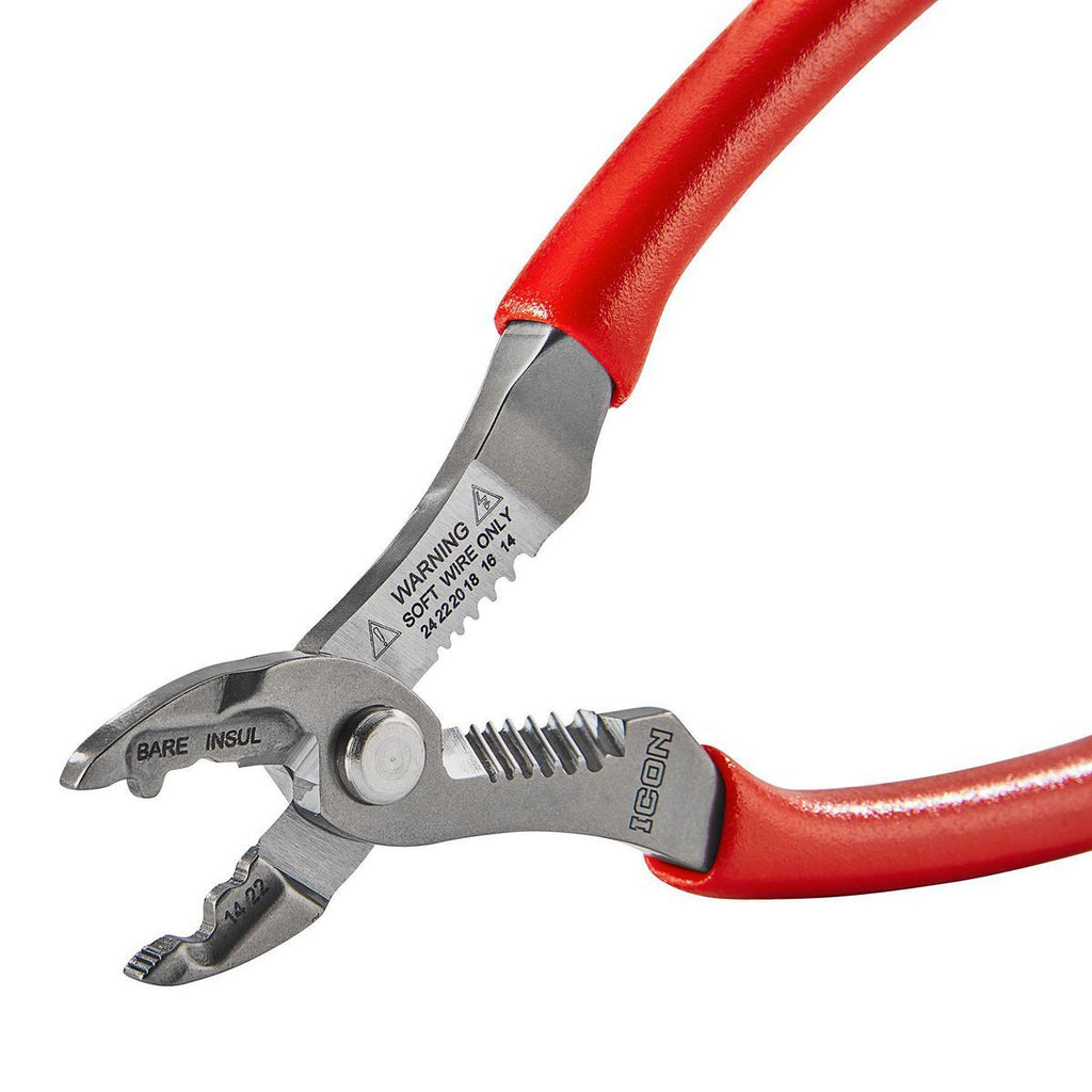 ICON 7 in. Wire Stripper, Cutter, and Crimper A30102