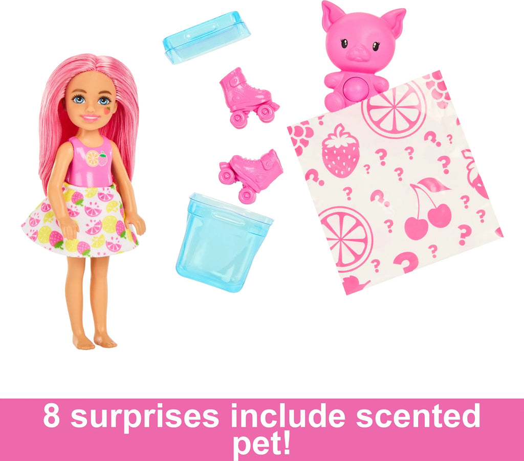 Barbie Pop Reveal Fruit Series Chelsea Doll with 5 Surprises V3545