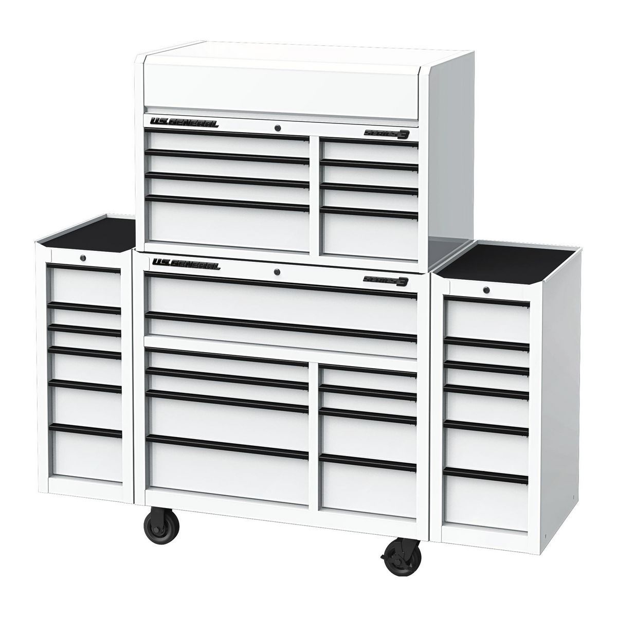 U.S. General 42 in. Top Chest, Series 3, Black E847