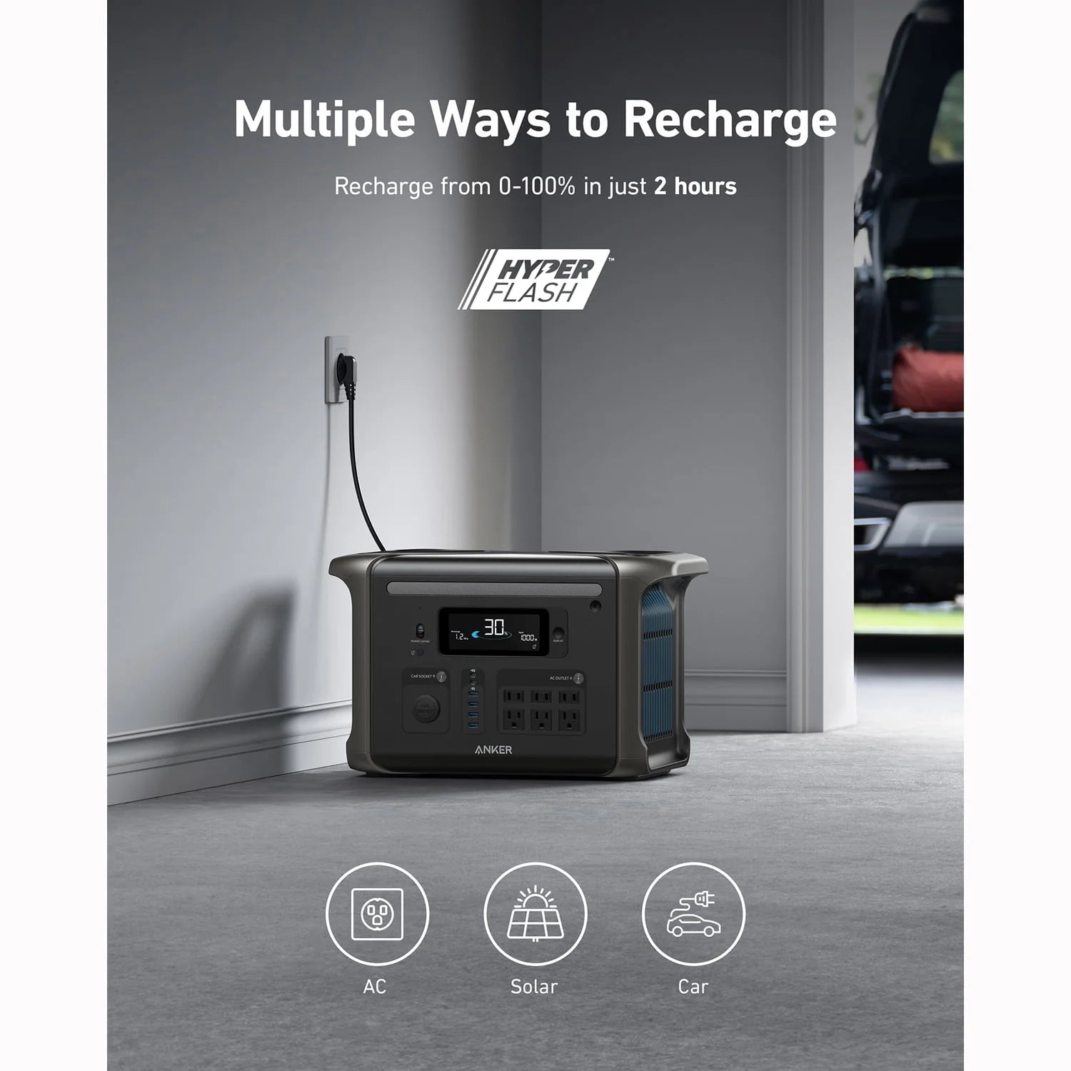 Anker SOLIX F1500 Portable Power Station 1536Wh 1800W Q159