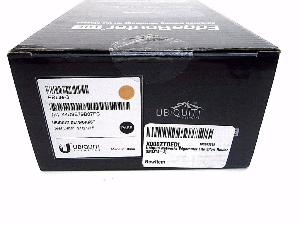 Ubiquiti EdgeRouter Lite Gigabit Ethernet Router ERLite-3 T976