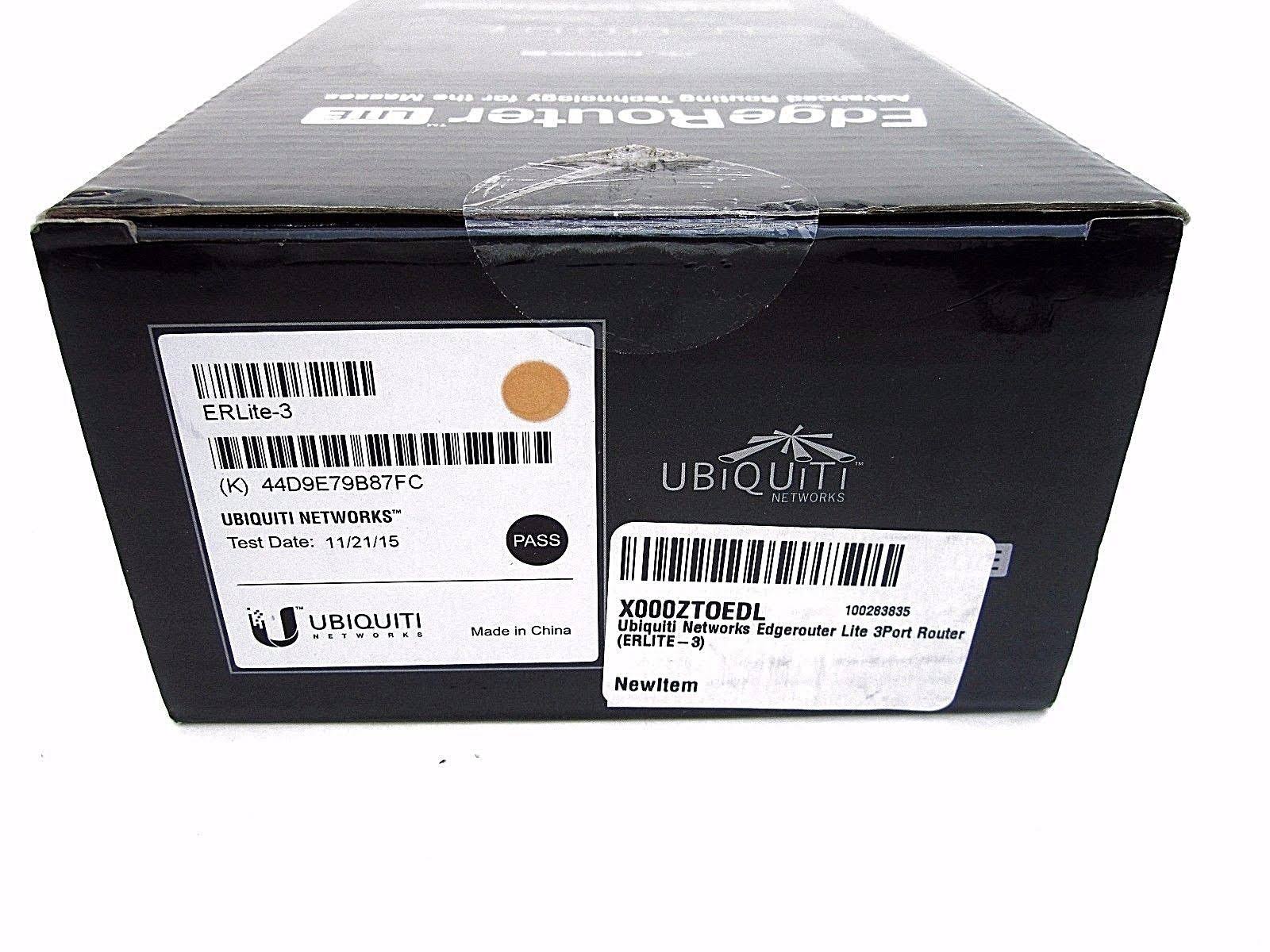 Ubiquiti EdgeRouter Lite Gigabit Ethernet Router ERLite-3 T976