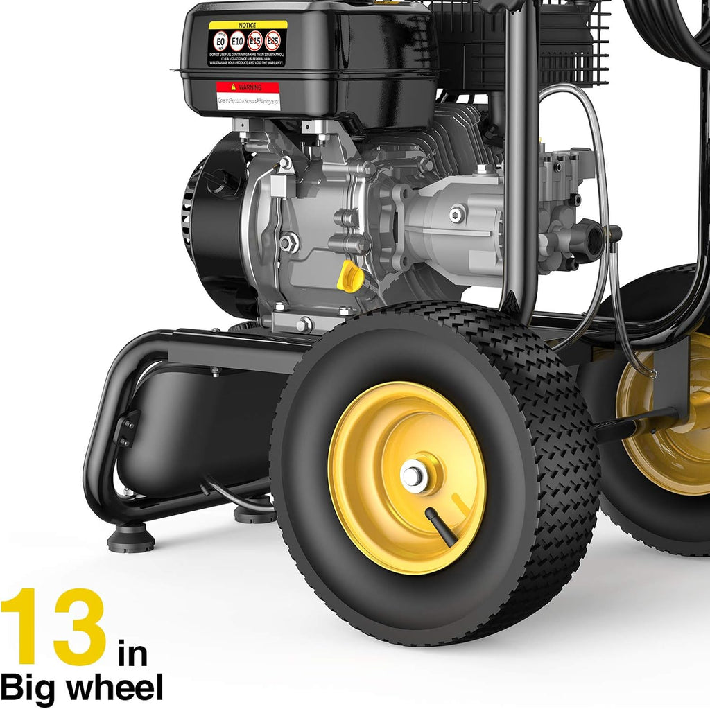 BLUBERY 3500PSI Gas Pressure Washer, 2.6GPM, 50FT Hose A481032