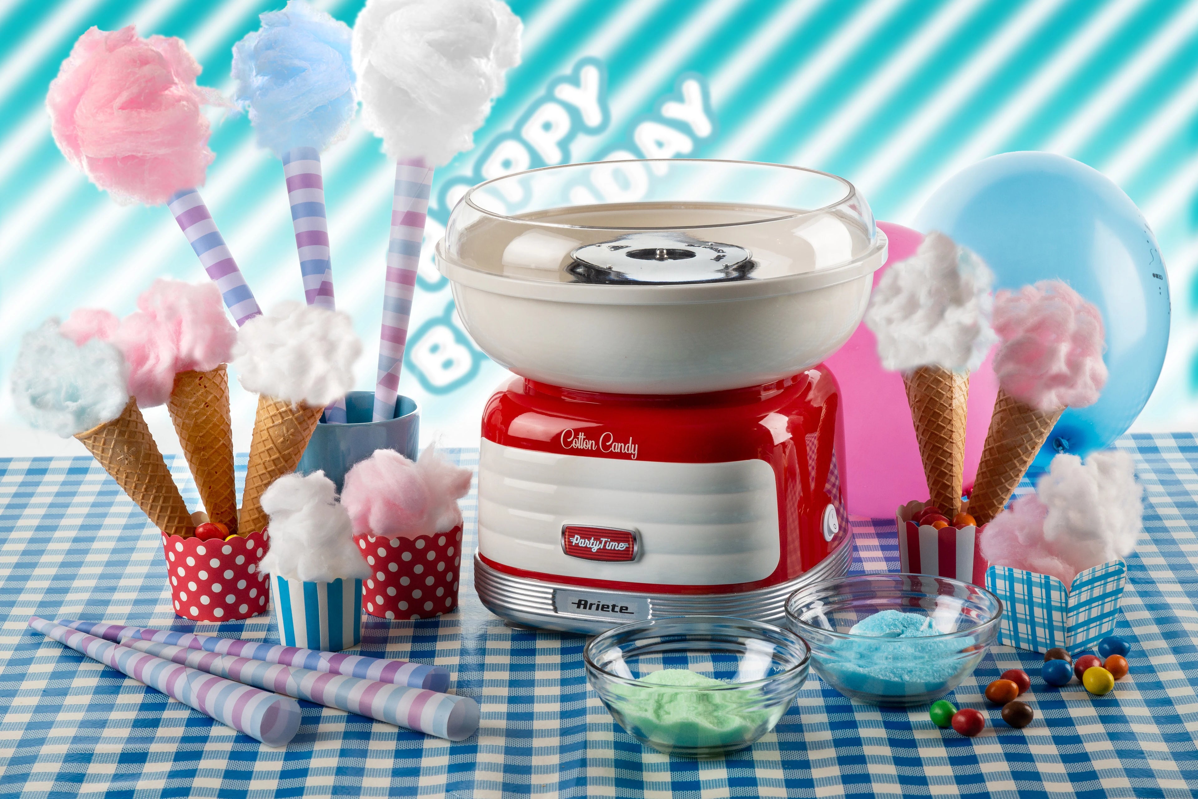 Cotton Candy Machine 450W Red P1549
