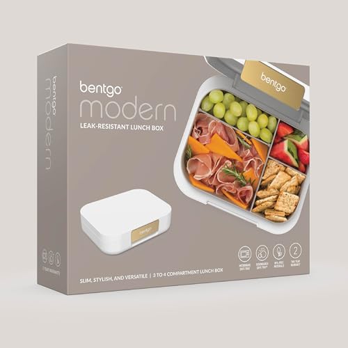 Bentgo Modern Adult & Teen Bento Lunch Box, Leak-Resistant, BPA-Free, Dark Gray G5523