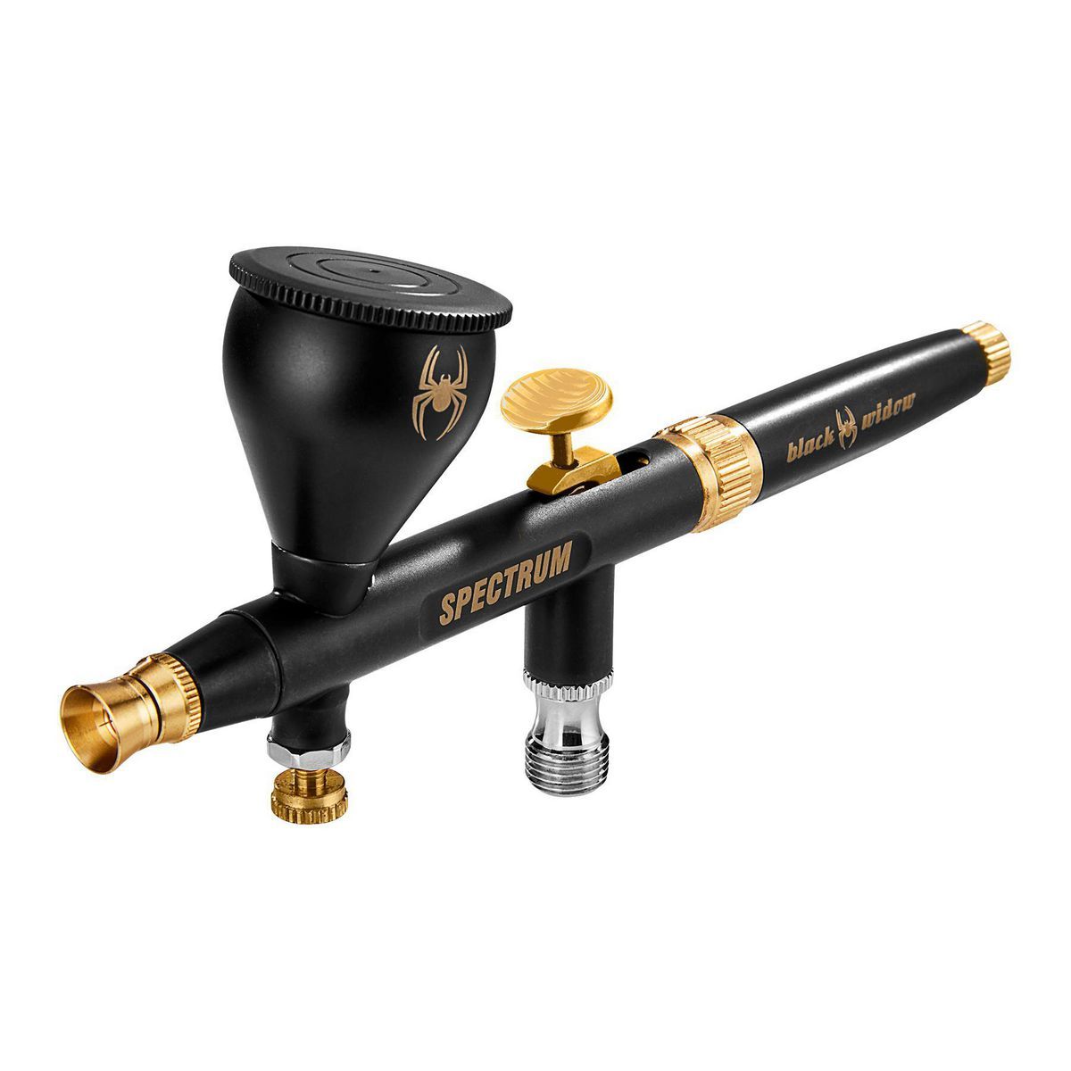 BLACK WIDOW BY SPECTRUM Dual-Action Airbrush, 0.2 mm & 0.3 mm W205226