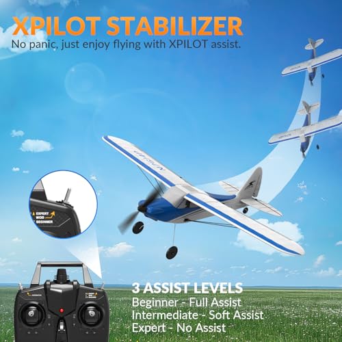 VOLANTEXRC RC Plane Trainer Sport Cub 4CH Remote Control Airplane RTF for Beginners U4716