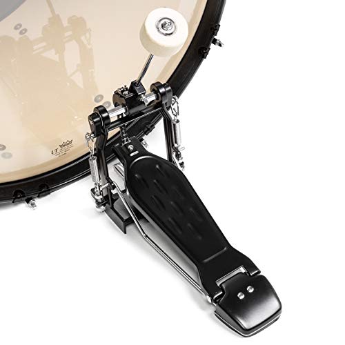 Ashthorpe 5-Piece Full Size Adult Drum Set with Remo Heads & Brass Cymbals M4400