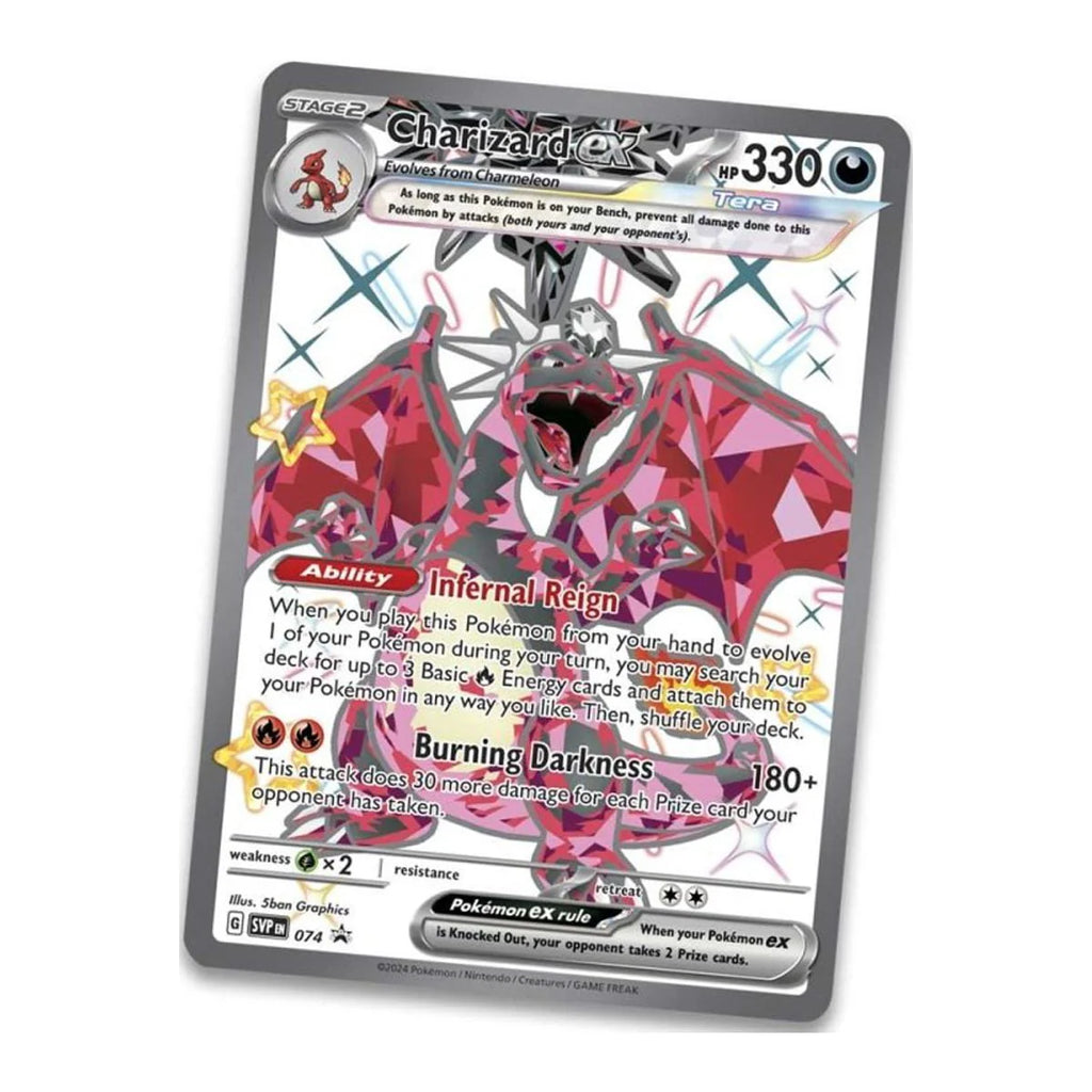 Pokemon TCG Scarlet & Violet Paldean Fates Tin Shiny Charizard ex V129214