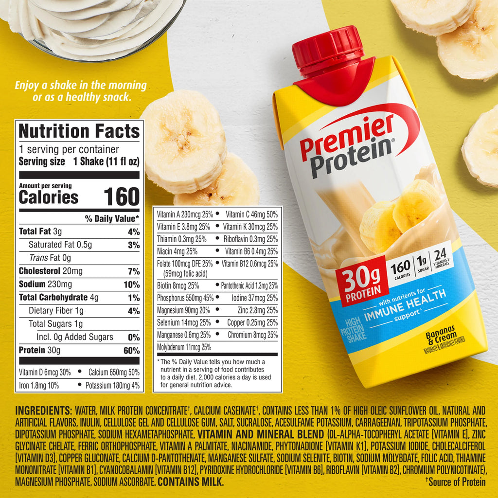Premier Protein Shake, Chocolate, 11 fl oz, 12 Ct H339