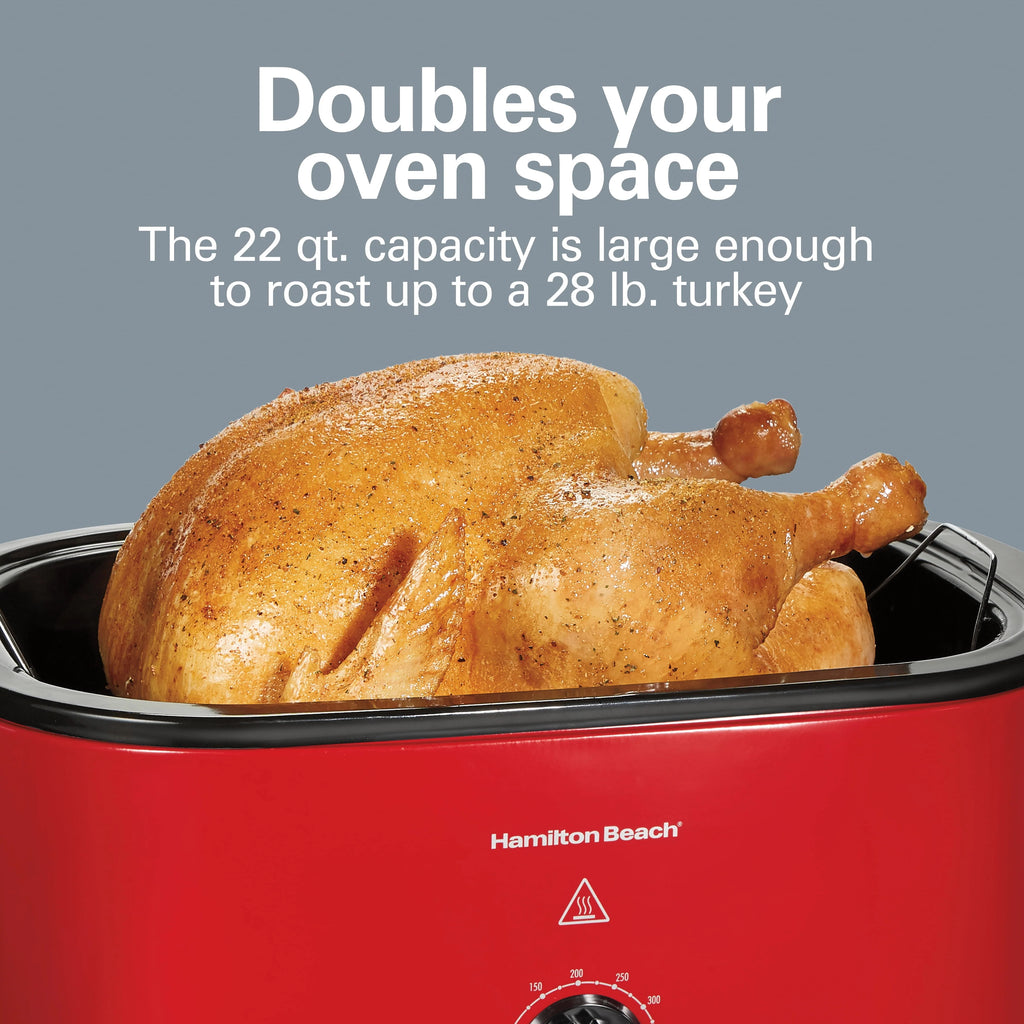 Hamilton Beach Electric Roaster Oven 22 Quart Stainless Steel O95386