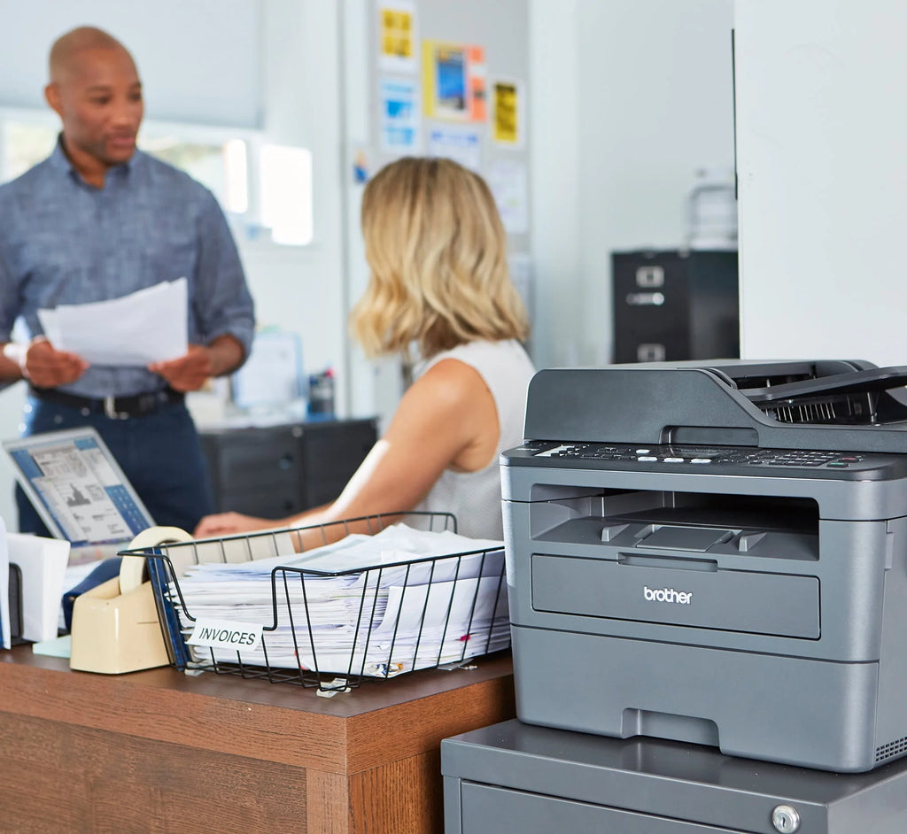 Brother MFC-L2710DW Monochrome Laser All-in-One Printer, Wireless Duplex E304