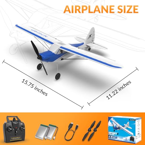 VOLANTEXRC RC Plane Trainer Sport Cub 4CH Remote Control Airplane RTF for Beginners U4716