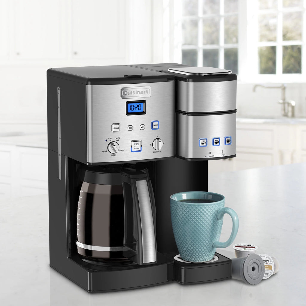 Cuisinart Coffee Center™ 12 Cup Coffeemaker and Single-Serve Brewer Q452154