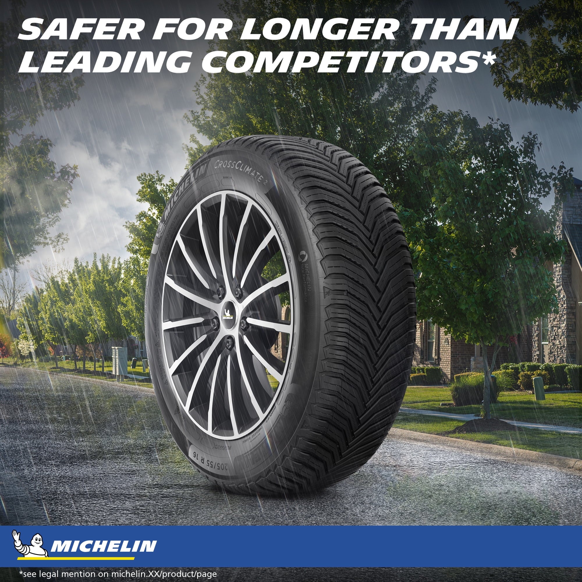 Michelin Cross Climate2 All-Season 245/40R20 XL 99V Tire F7075
