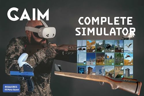 GAIM Complete Virtual Reality Simulator Hunting and Sport Shooting Laminate Stock Edition Z1969