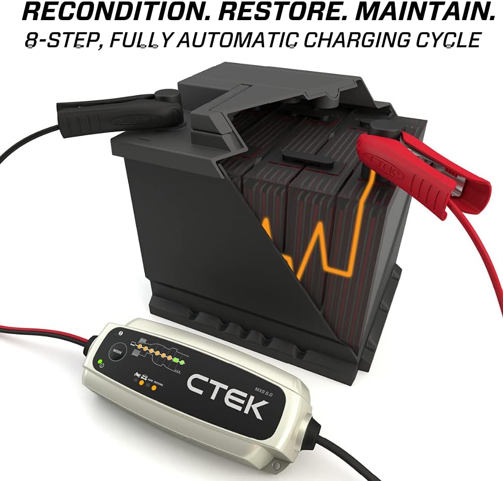 CTEK MXS 5.0 4.3 amp Battery Charger and Maintainer 12V A3081