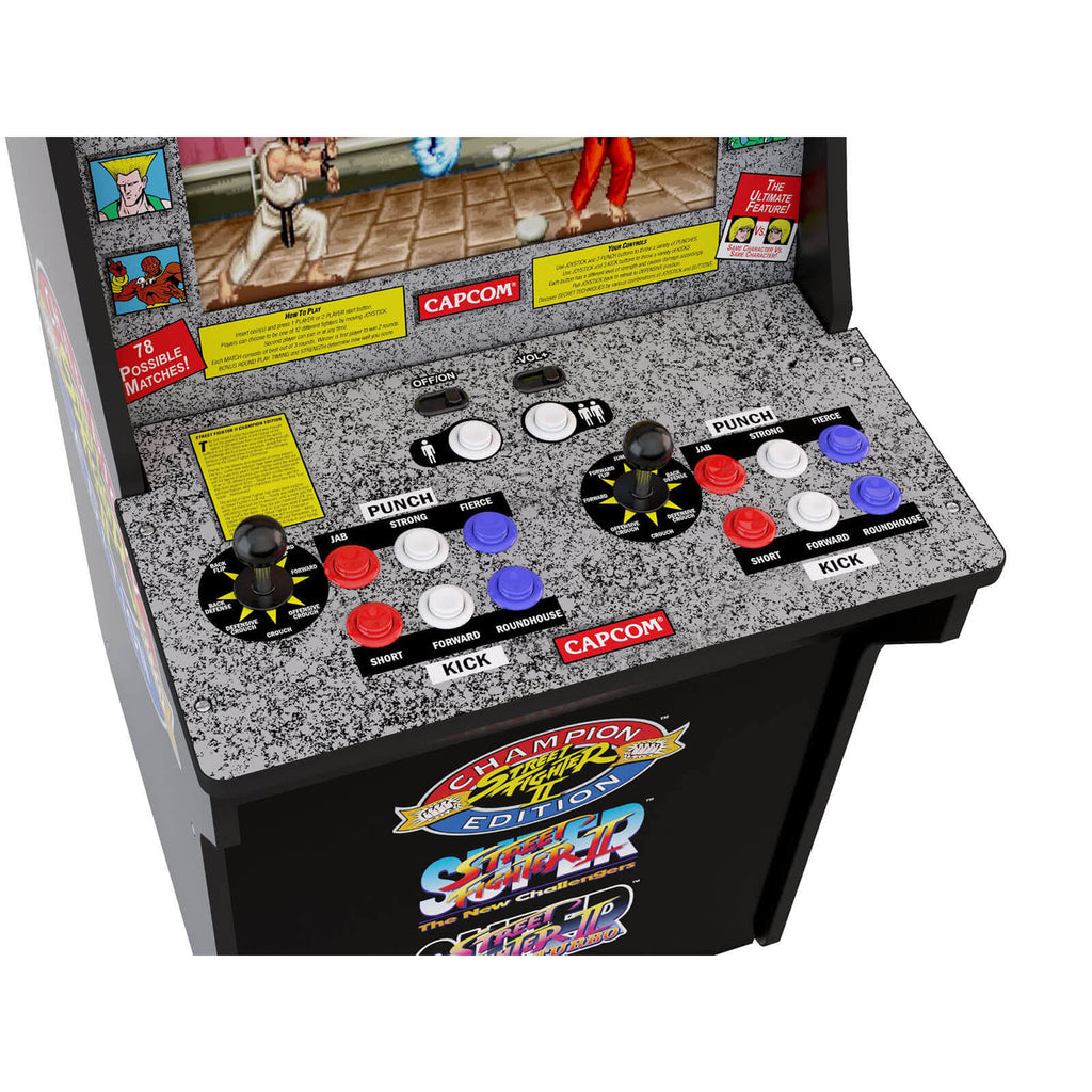 Arcade1Up Street Fighter II Arcade Cabinet Y40999