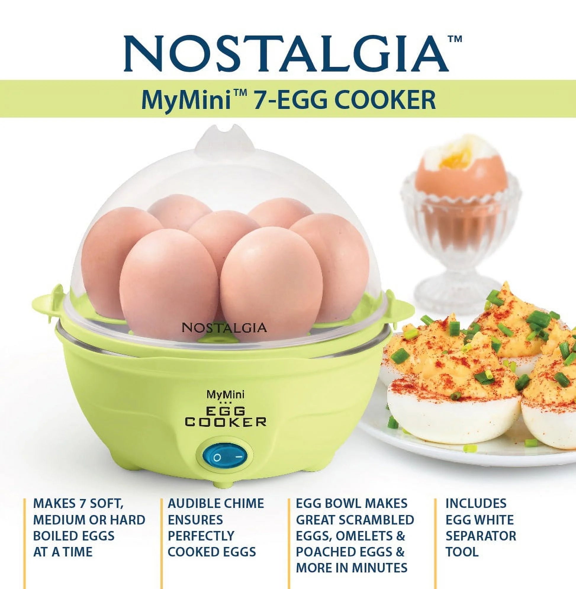 MyMini Premium 7-Egg Cooker, Teal J843