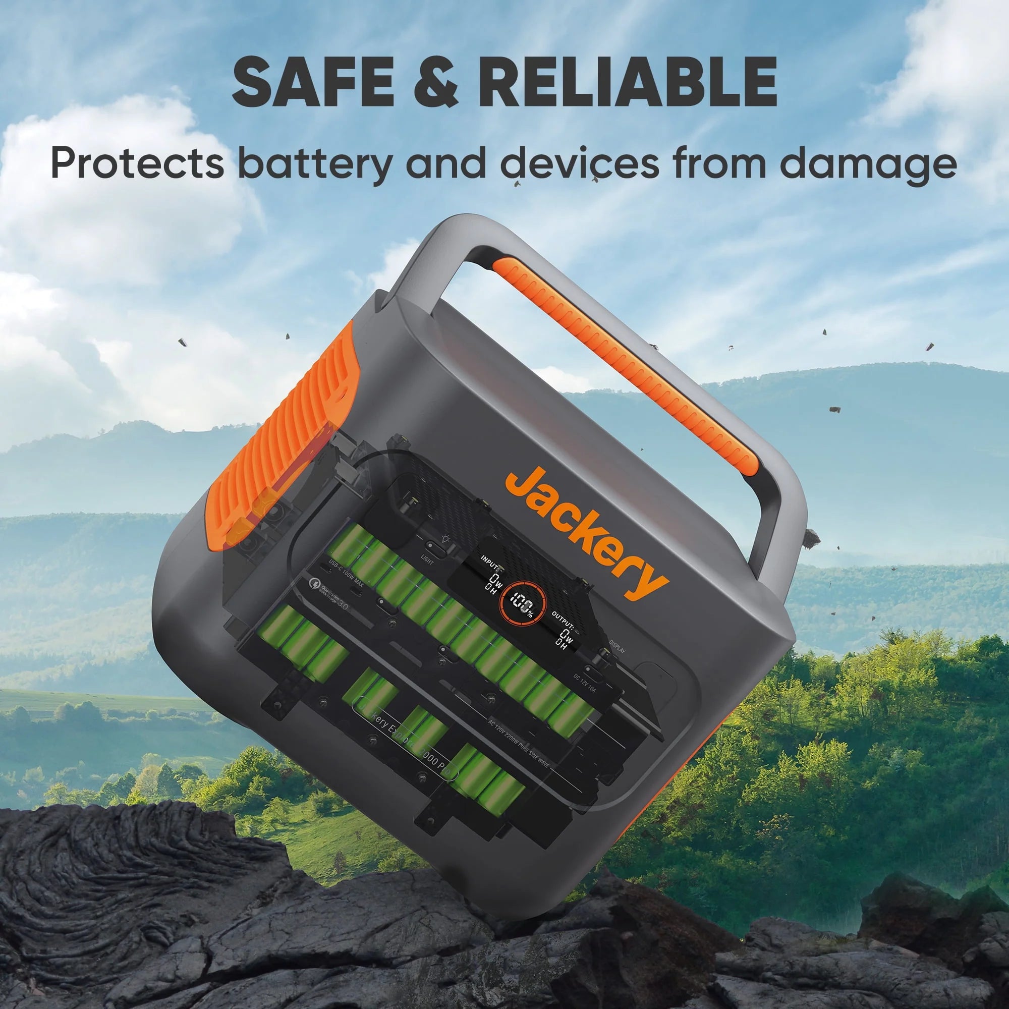Jackery Solar Generator 2000 PRO 2160Wh with SolarSaga 200W Panel K693386